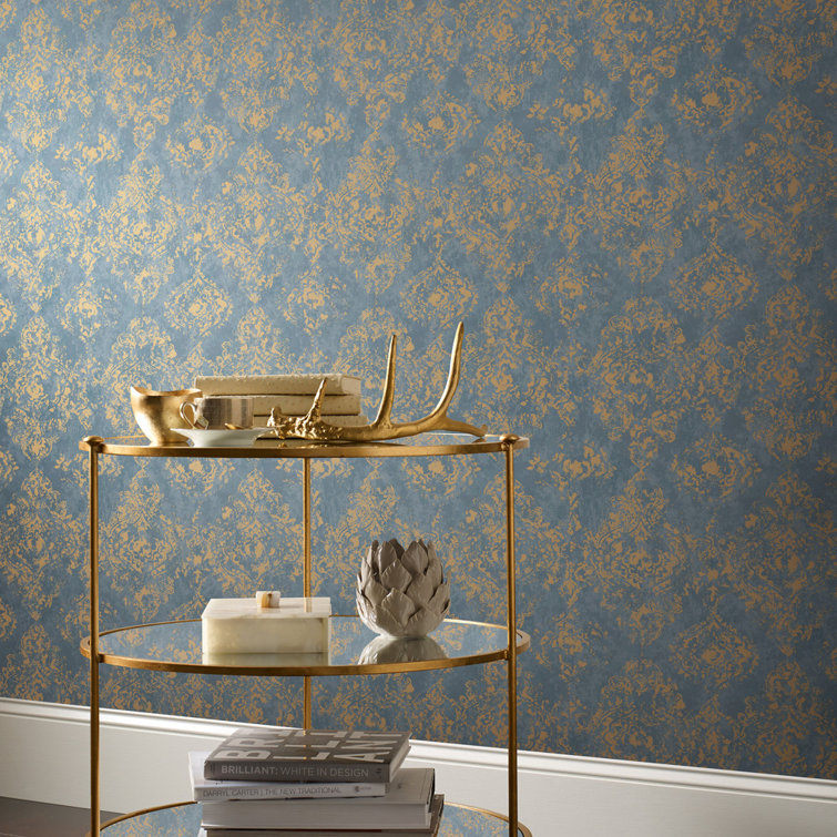 York Wallcoverings Antonia Vella Damask Wallpaper & Reviews Wayfair